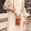 Gusti Elio Women's Leather Shoulder Bag Brown Leather, brown
