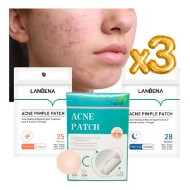 Set 3 Paq Parches Dia/ Noche Quita Espinillas Tapa Acne F Tipo de piel Normal