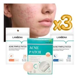 Set 3 Paq Parches Dia/ Noche Quita Espinillas Tapa Acne F Tipo de piel Normal