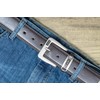 Ossi Mens 38mm Jeans Belt 5XL (56" - 60"), Brown