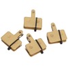 4 Pair Bike Brake Pads with Installation Tools Metal Reliable
