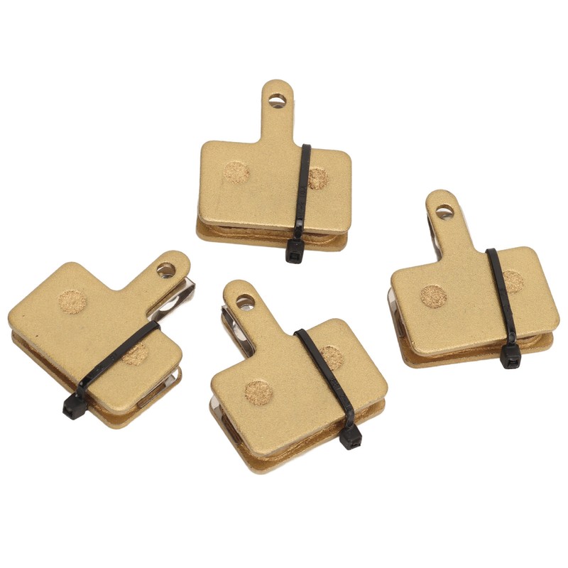 4 Pair Bike Brake Pads with Installation Tools Metal Reliable