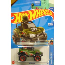 Hot Wheels 2022 - BOGZILLA - 16/250 - [Green] Tiger Shark - HW Ride-Ons 2/5