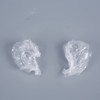 Pack of 100 Disposable Ear Muffs Transparent Ear Covers Clear