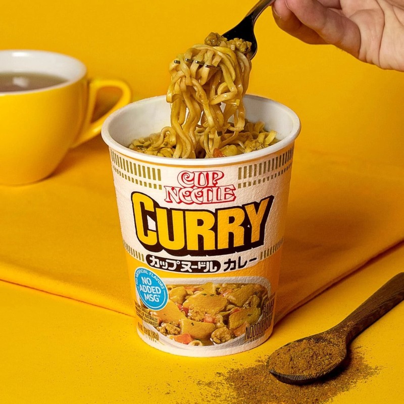 Nissin Cup Noodle Ramen Noodle Soup, Original,(Sele - Curry Noodle