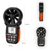 BTMETER Digital Anemometer Barometer Handheld, for Wind Speed Temperature Wind
