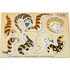 Silly Blue Tongue Skinks Vinyl Sticker Sheet