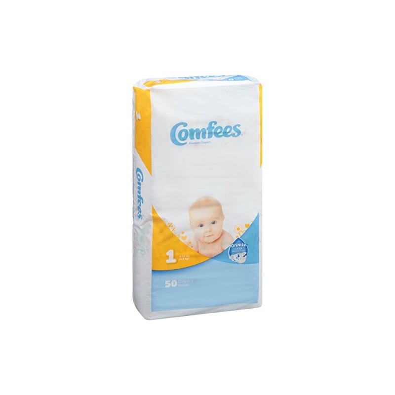 Diaper Baby Comfees Sz1 50/Bg