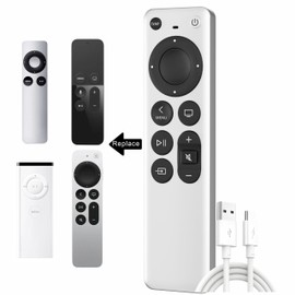 Replacement Remote Control for All Apple TV Remote - 1 Year Warranty