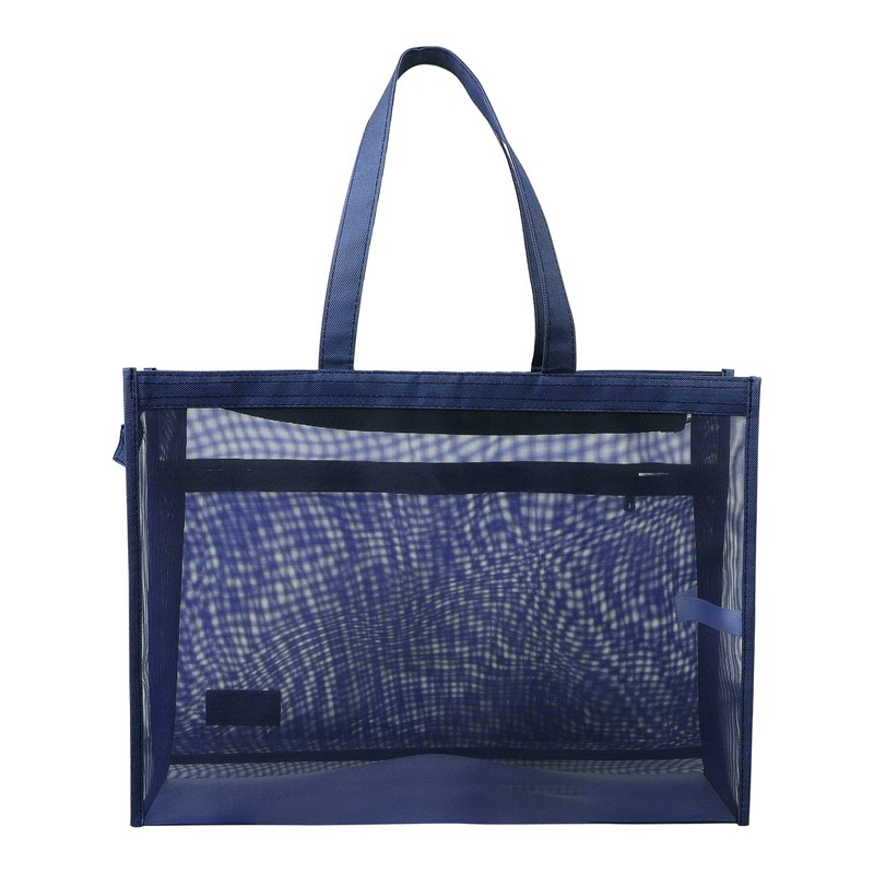 IPENNYE Tote Bag, Handbag, File Bag, A3 Size, Mesh, Large