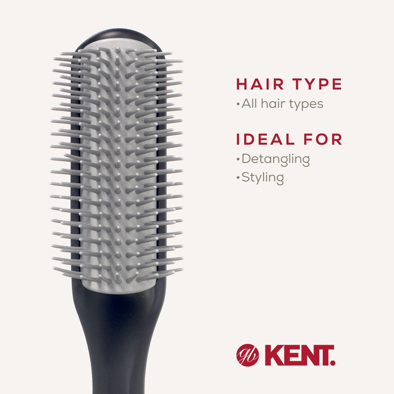 Kent for Men Range Half Radial for Thick/Long Hair
