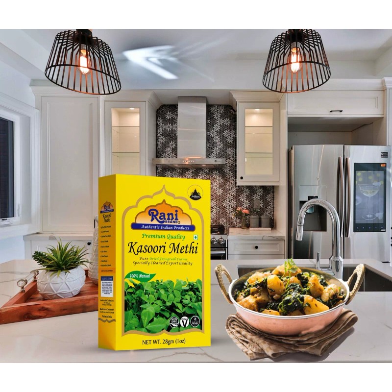 Rani Fenugreek Leaves Dried (Kasoori Methi) 1oz (28g)