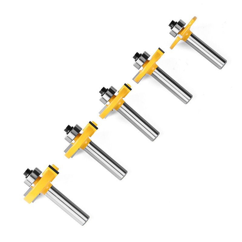 WOBLLMX 8 mm Shank Disc Groove Cutter, L8 mm 2-Tooth