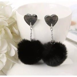 Unbranded beautiful fur earrings