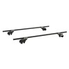 ELEVATE OUTDOOR Locking Round Steel Rooftop Cross Bars