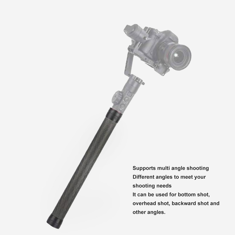 Camera Extension Rod Carbon Fiber 9.8in 30mm 1/4 in and