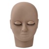 Eyelash Mannequin Head Double Laryer Eyelash Extension Removable Eyelids Makeup