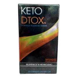 Keto Detox 30 Capsulas Convierte Grasa En Energia Sabor Neutro