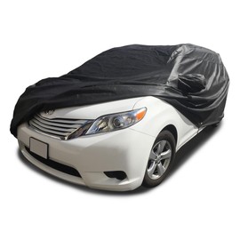 Xtrashield Custom Fit 2004-2019 Toyota Sienna Mini Van Car Cover Minivan Black