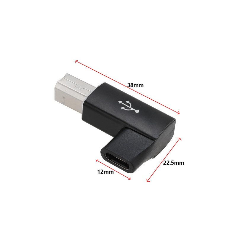 EMSea 2 Pieces MIDI Adapter USB-C Female to MIDI Male