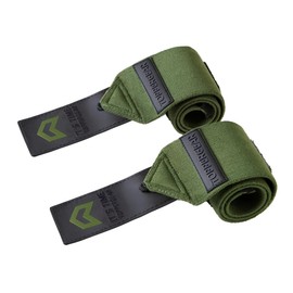 TOPPERGEAR High Weight Wrist Wraps (Green, Hard Type)