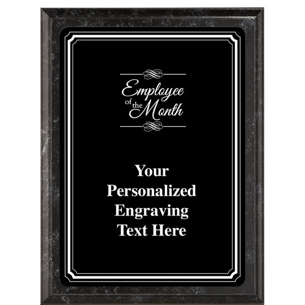 Crown Awards 6"X8" Color Metal Plate Employee of The Month