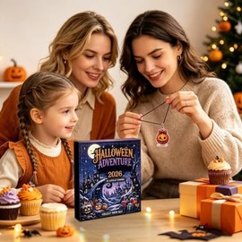 Halloween Advent Ornament 2D - 24 Days Gothic Countdown Calendar