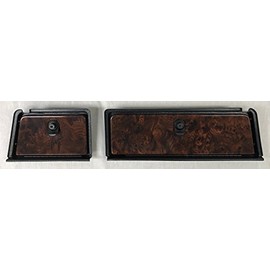 GMT Inc Club Car DS EZ Install Golf Cart Locking Glove Box Door Set in Dark Burled Woodgrain (FITS 1981 and UP DS Models ONLY) (Will NOT FIT Precedent Models)