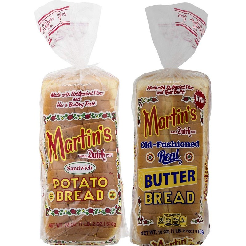 Martin's Famous Pastry Potato Bread Variety Pack- 18 oz. Bags
