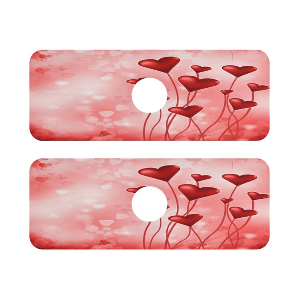 Valentine's Day Gnomes Faucet Drying mat Heart Silicone Kitchen Faucet