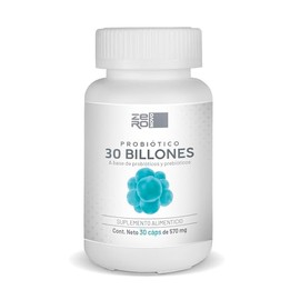 Suplemento Probiótico Zeronovo Sin Azúcar Añadida 30 cápsulas 570mg