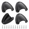 4 Pcs Marine Wire Cable Vent Cover,Nylon Clamshell Hose Vent