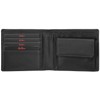Red Baron Men´s wallet purse genuine cow leather black exclusive