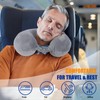 SAIREIDER Travel Pillows for Sleeping Airplane 100% Pure Memory Foam