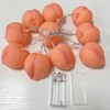 Peach String Lights,Peach Decor Night Light Battery Powered Pink Peach