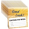 Enter to Win Cards,300 Gold Raffle Tickets Entry Form Cards
