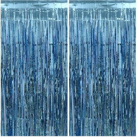 Tinsel Curtain (Blue)