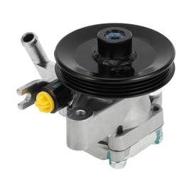 TUCKBOLD Power Steering Pump for Hyundai Tucson 2.0L L4 2005-2009 for Kia Sportage 2.0L L4 2005-2010 Consistent No.571002E000/571002F151 Power Assist Pump Silver Tone with Pulley 1 Pcs