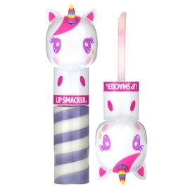 Lip Smacker Lip Smacker Lippy Pals Swirls Unicorn, Flavored Moisturizing & Smoothing Soft Shine Lip Balm, Hydrating & Protecting Fun Tasty Glossy Finish, Cruelty-Free & Vegan - Unicorn Frosting