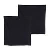 Gunze Haramaki Stomach Wraps, Zero Seams, Set of 2, Black
