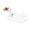 Swimline Mega Swan Inflatable Pool Float w/Cup Holders 850lb Capacity