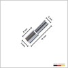 Pack of 40 Shelf Brackets, 3 mm, Made in Germany,