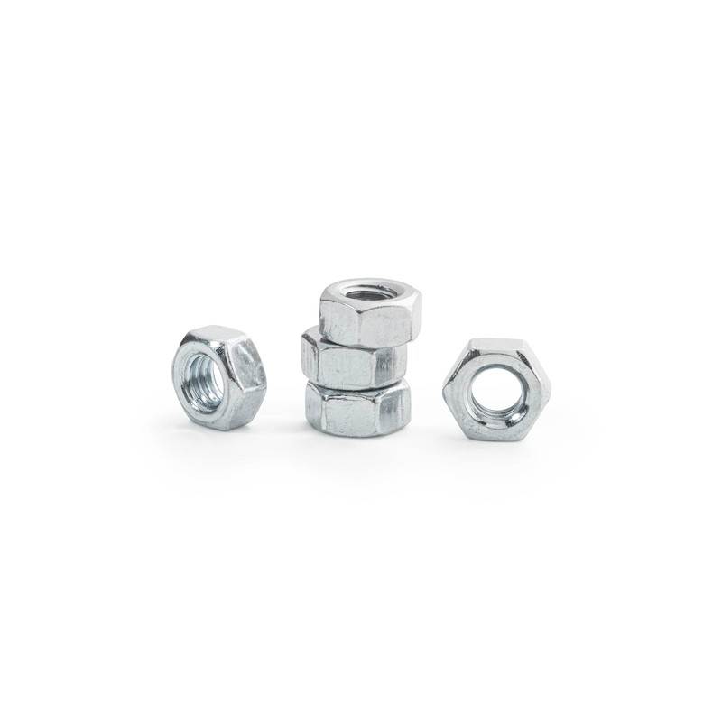 Pack of 50 Hexagon Nuts - M4 - Rust-Proof Galvanised