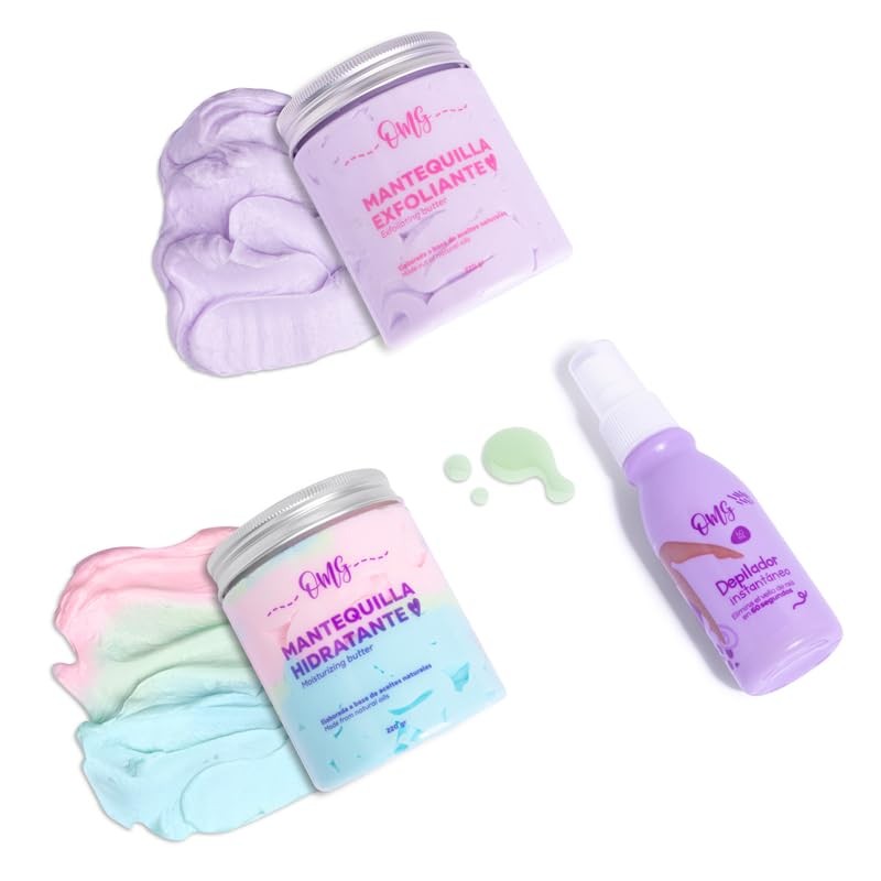 Kit Depilación Piernas Perfectas OMG (3 Productos + Estuche)