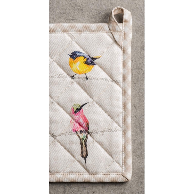 Maison d' Hermine Birdies On Wire 100% Cotton Pot Holder,
