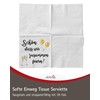 Sovie HORECA serwetki Schön, dass wir zusammen feiern/Champagner | kieliszek
