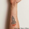 Large 'Rocket Launching Into Space' Temporary Tattoo (TO00071743)