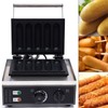 SNKOURIN Commercial Corn Dog Waffle Maker 5 Piece Hot Dog