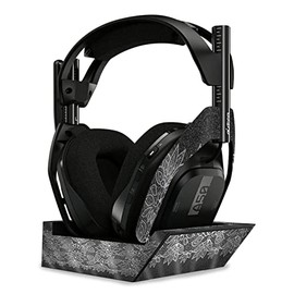 MightySkins Glossy Glitter Skin Compatible with Astro A50 Wireless Headphones + Base Station (Gen 4) - Floral Lace | Protective, Durable High-Gloss Glitter Finish | Easy to Apply | Made in The USA
