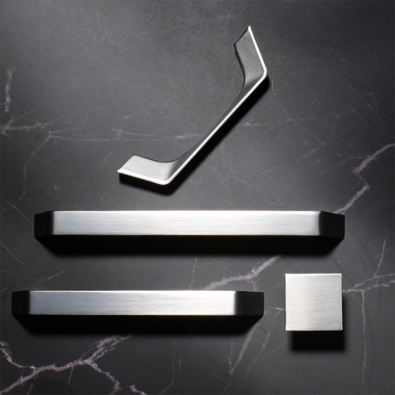 SYZOW 6 Pack 192mm Kitchen Cabinet Handles Brushed Nickel Cabinet